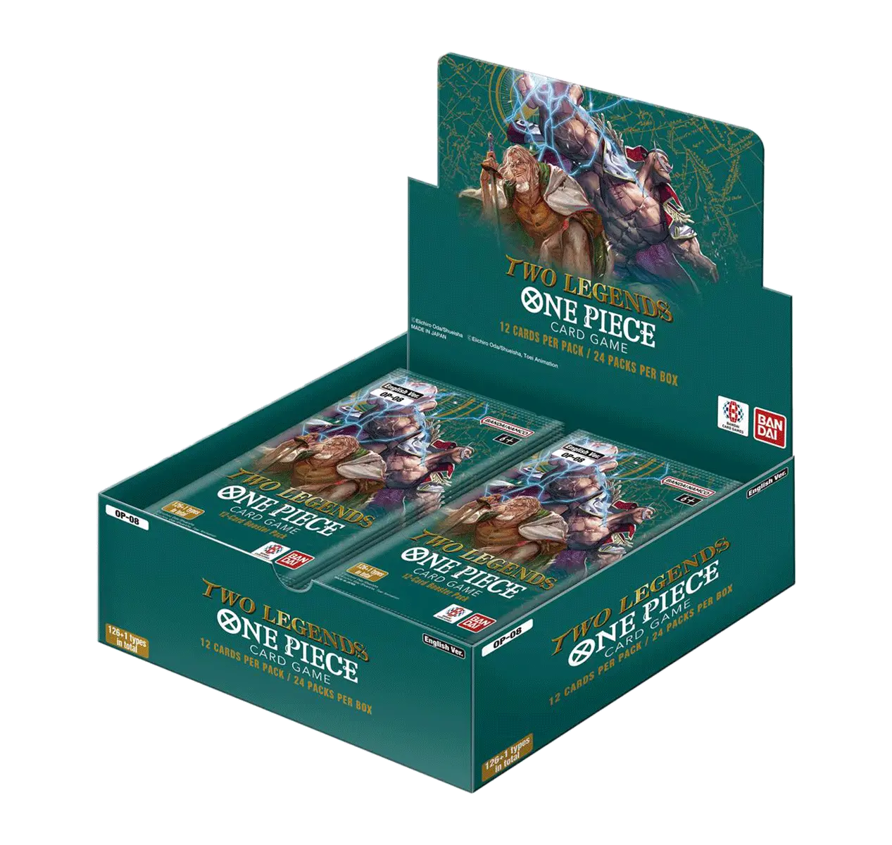 OP08 - One Piece Card Game - Display